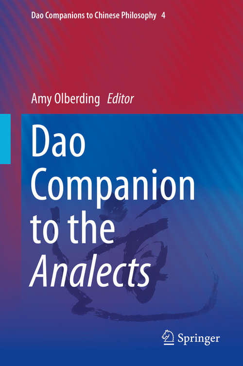 Book cover of Dao Companion to the Analects