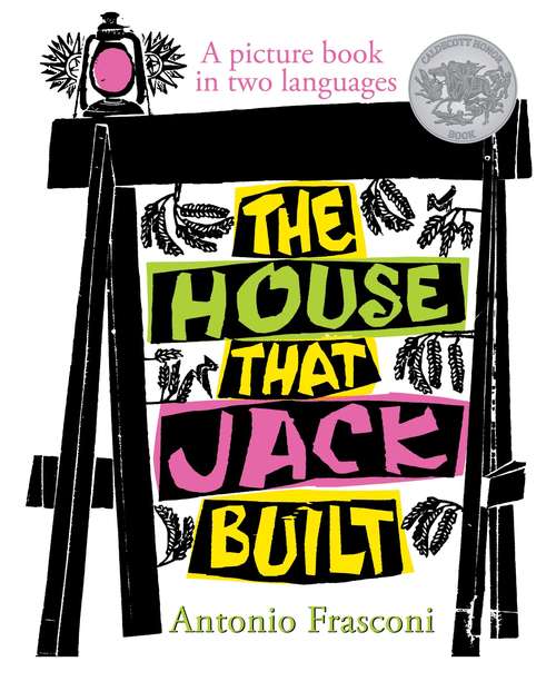 Book cover of The House that Jack Built: A picture book in two languages