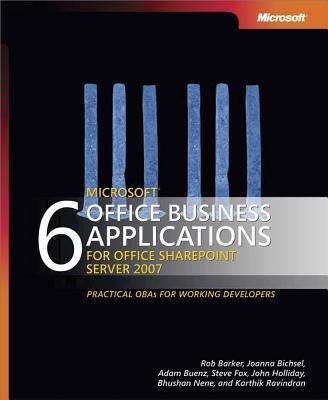 Book cover of 6 Microsoft® Office Business Applications for Office SharePoint® Server 2007