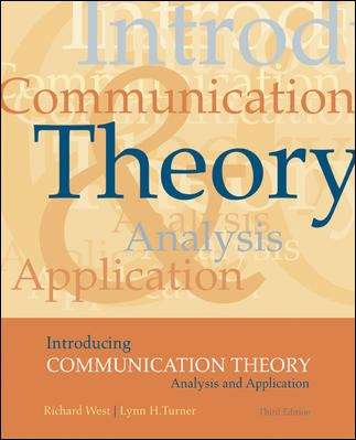 Book cover of Introducing Communication Theory: Analysis And Application
