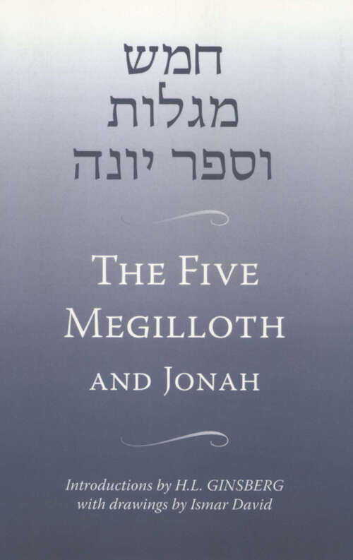Book cover of The Five Megilloth and Jonah