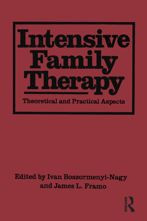 Cover image of Intensive Family Therapy