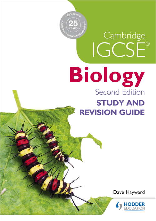 Book cover of Cambridge IGCSE Biology Study and Revision Guide