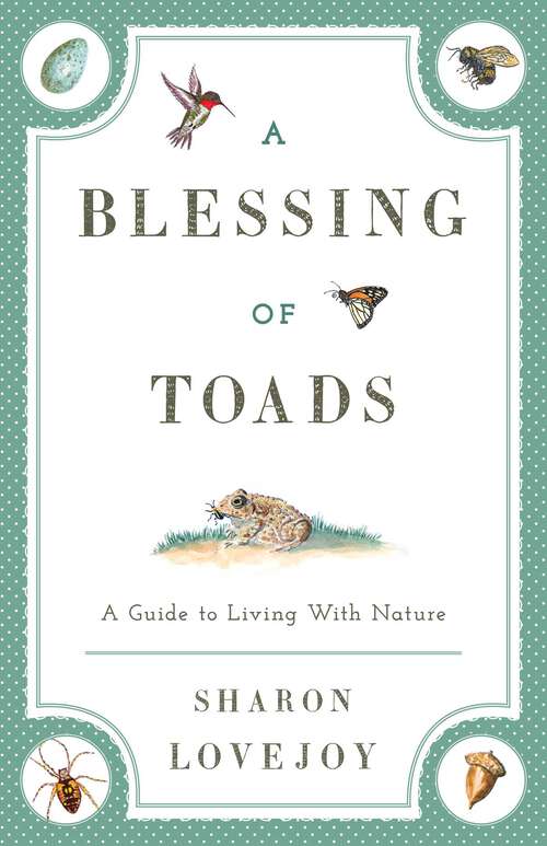 Book cover of A Blessing of Toads: A Guide to Living with Nature