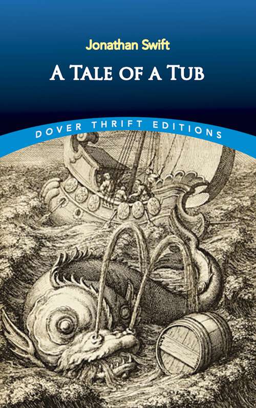 Book cover of A Tale of a Tub: The Battle Of The Books (Dover Thrift Editions)