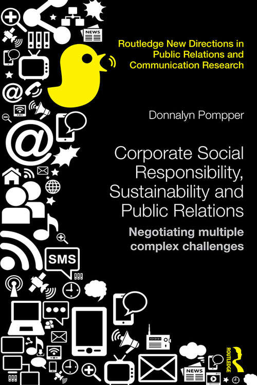 Book cover of Corporate Social Responsibility, Sustainability and Public Relations