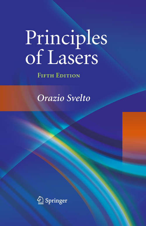 Book cover of Principles of Lasers