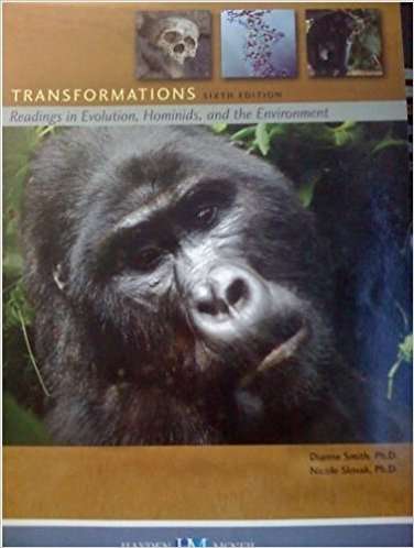 Book cover of Transformation: Readings in Evolution, Hominids, and the Environment (6th edition)