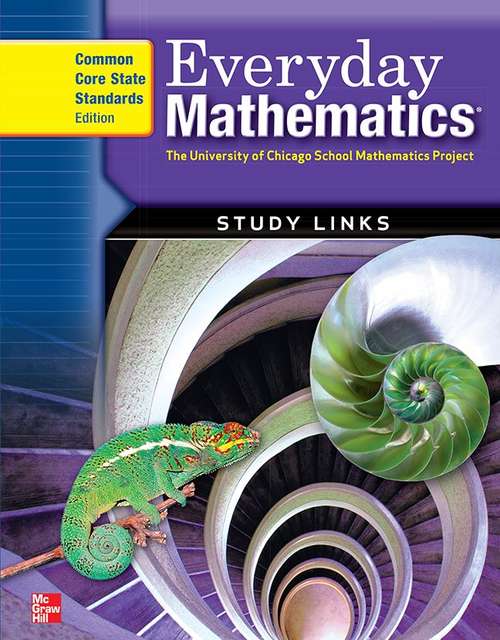 Book cover of Everyday Mathematics Study Links (Grade #6)