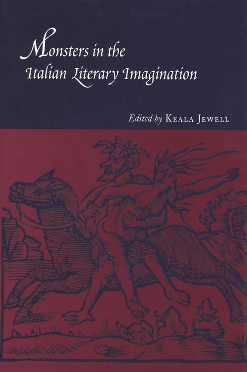Book cover of Monsters in the Italian Literary Imagination