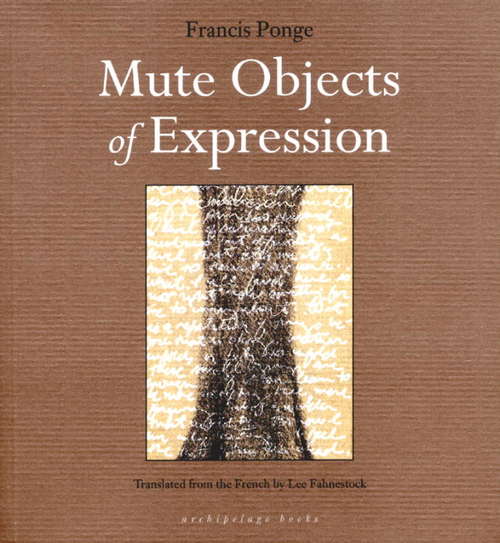 Book cover of Mute Objects of Expression