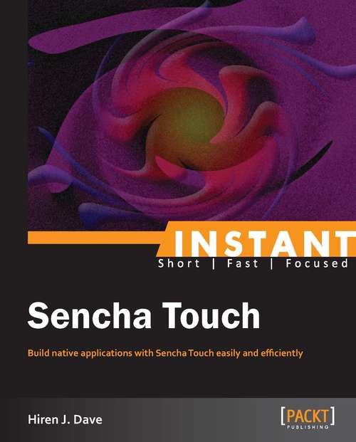 Book cover of Instant Sencha Touch