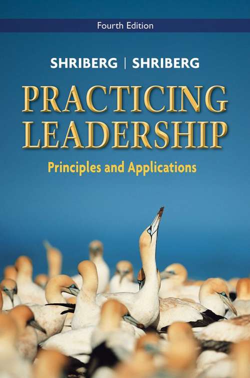 Book cover of Practicing Leadership Principles and Applications