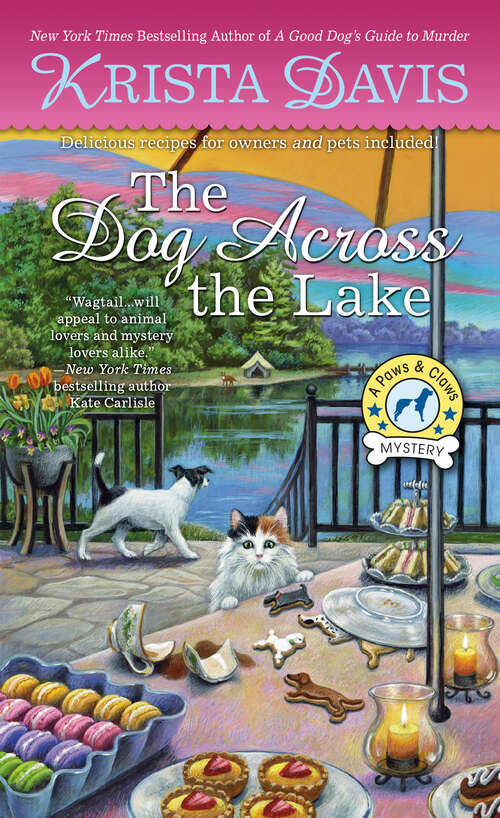 Book cover of The Dog Across the Lake (A Paws & Claws Mystery #9)