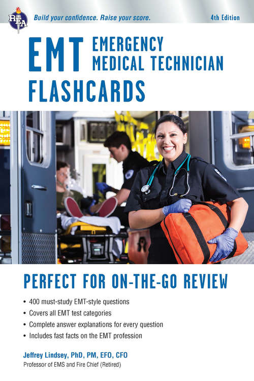 Book cover of EMT Flashcard Book (Fourth Edition) (EMT Test Preparation)