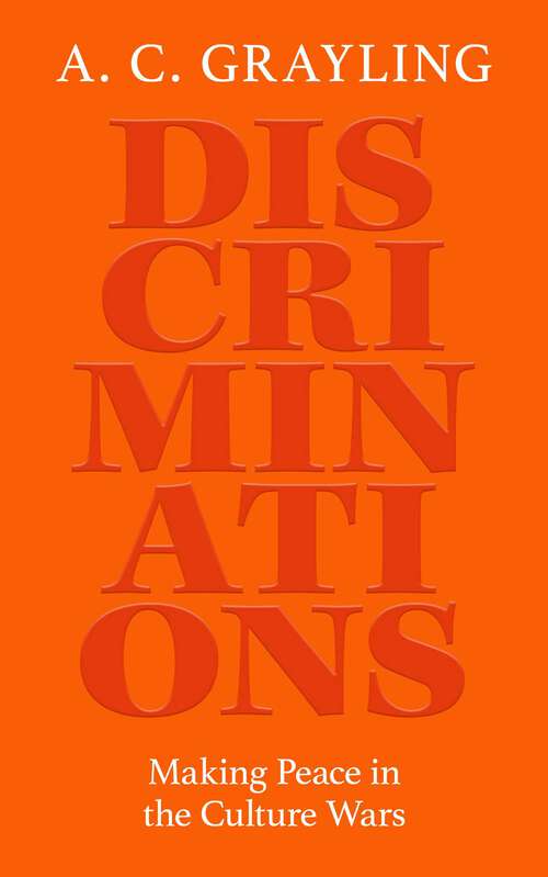Book cover of Discriminations: Making Peace in the Culture Wars