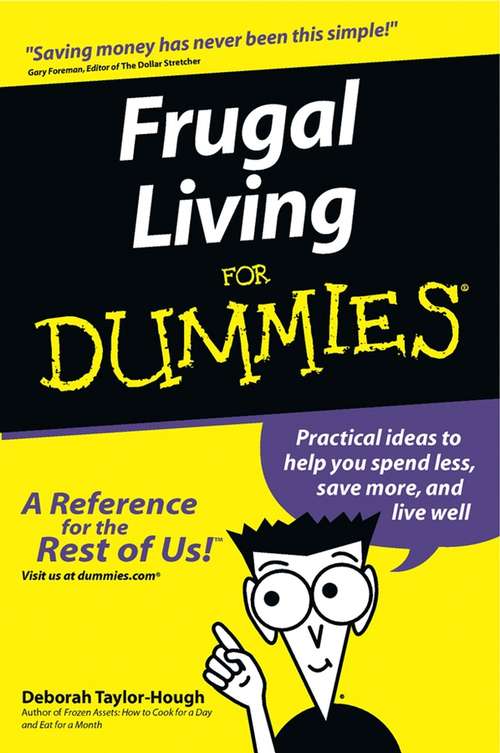 Book cover of Frugal Living For Dummies