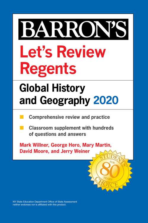 Let's Review Regents: Global History and Geography 2020 (Barron's Regents NY)