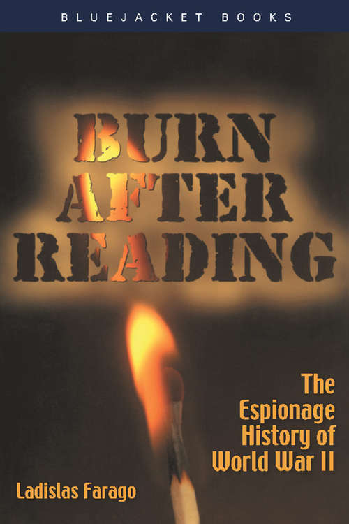Book cover of Burn After Reading