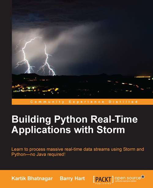 Book cover of Building Python Real-Time Applications with Storm