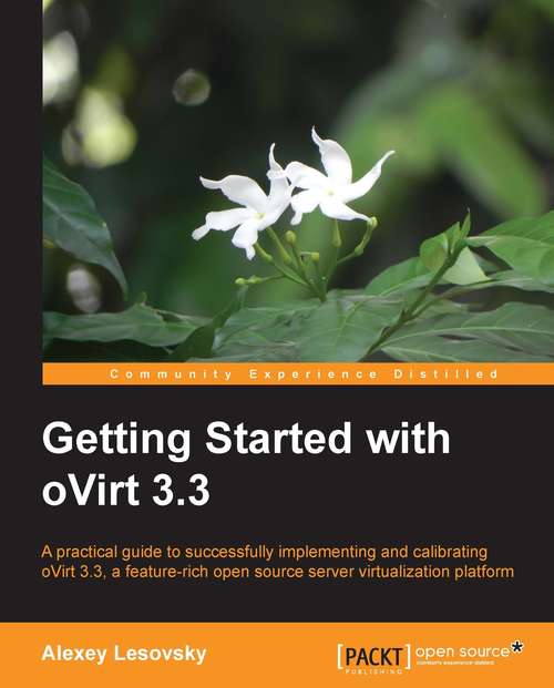 Book cover of Getting Started with oVirt 3.3