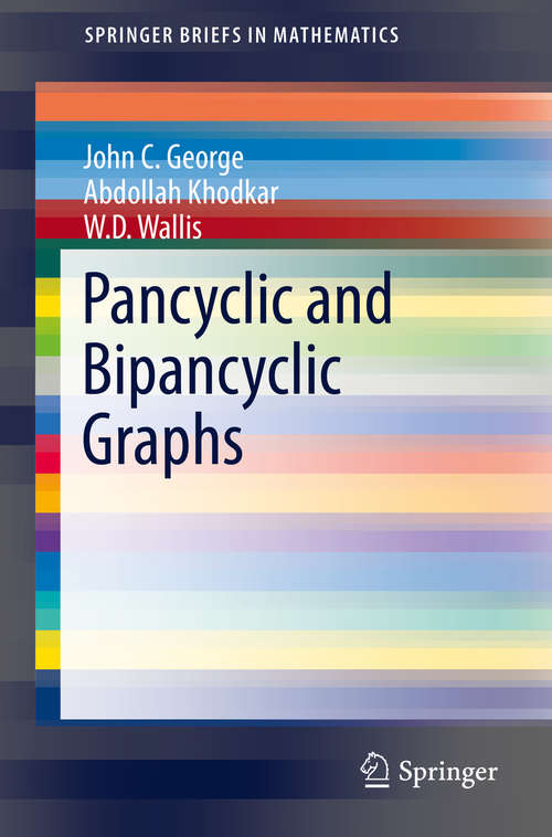 Book cover of Pancyclic and Bipancyclic Graphs
