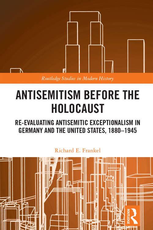 Cover image of Antisemitism Before the Holocaust