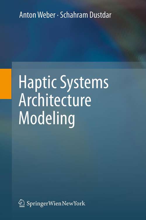 Book cover of Haptic Systems Architecture Modeling
