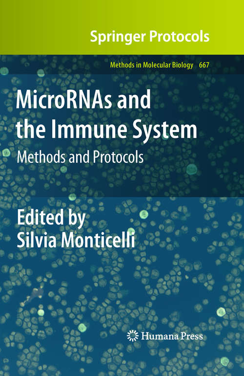 Book cover of MicroRNAs and the Immune System
