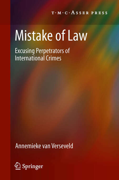 Book cover of Mistake of Law