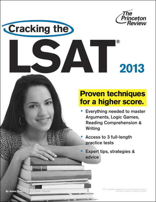 Book cover of Cracking the LSAT, 2013 Edition