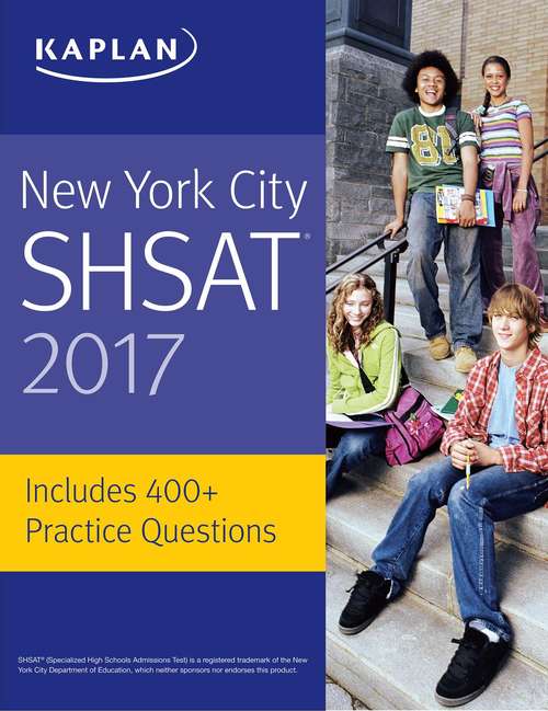 Book cover of New York City SHSAT 2017