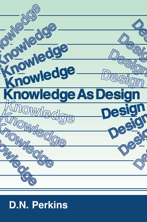 Book cover of Knowledge As Design