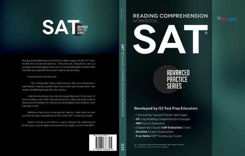 Book cover of SAT Reading Comprehension Workbook : Advanced Practice Series, Volume 1