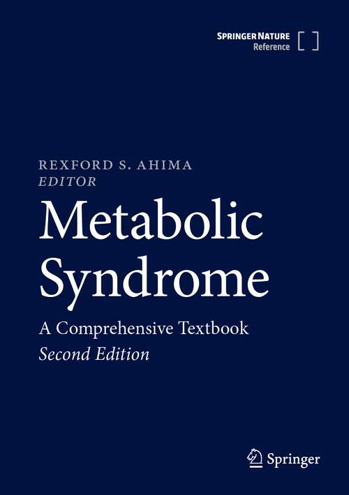 Book cover of Metabolic Syndrome: A Comprehensive Textbook (2nd ed. 2023)