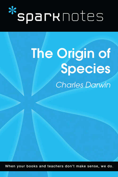 Book cover of The Origin of Species (SparkNotes Literature Guide Series)