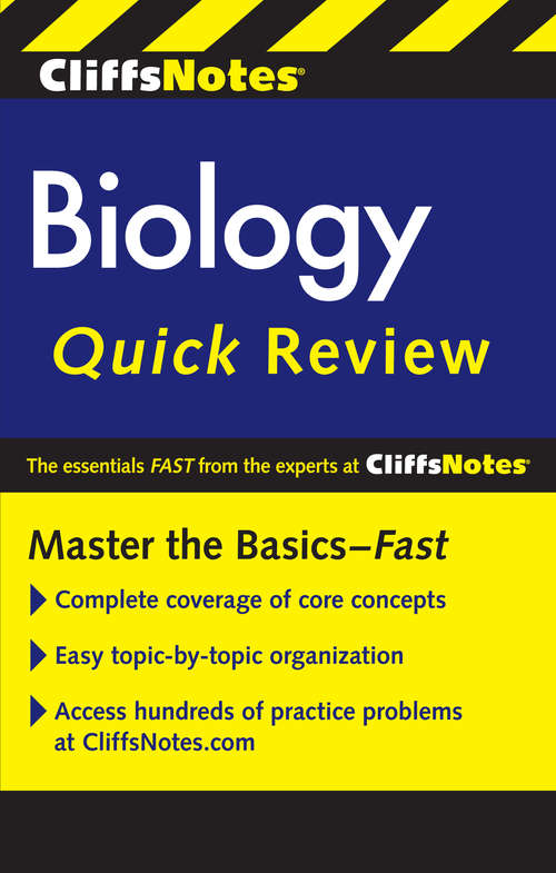 Book cover of CliffsNotes Biology Quick Review Second Edition
