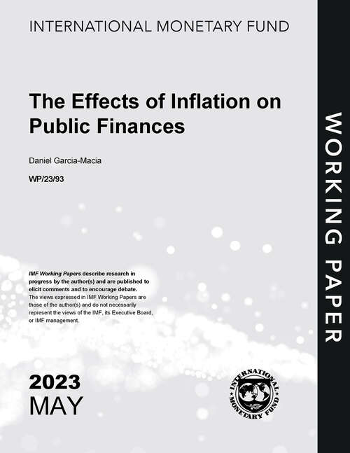 Book cover of The Effects of Inflation on Public Finances