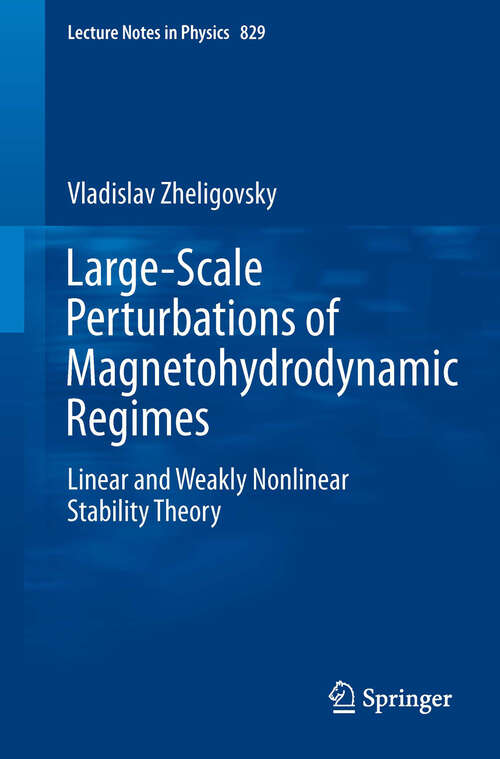 Book cover of Large-Scale Perturbations of Magnetohydrodynamic Regimes