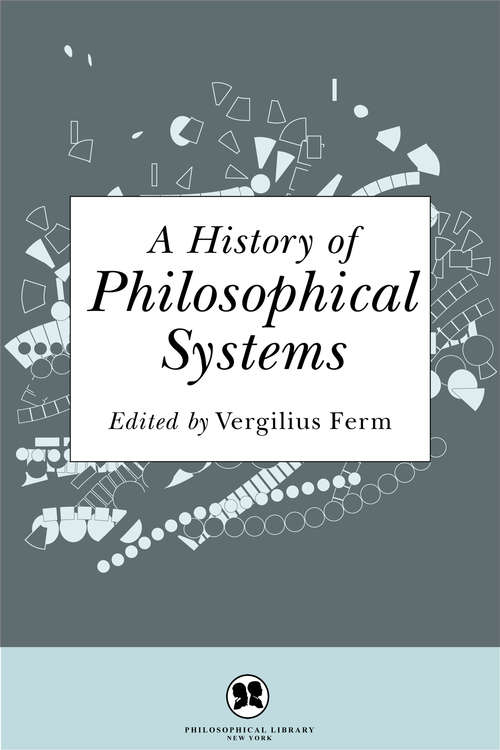 Book cover of A History of Philosophical Systems