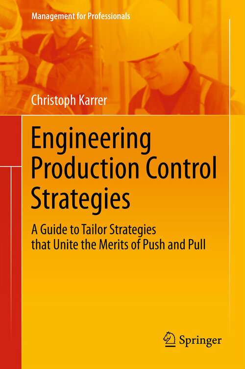 Book cover of Engineering Production Control Strategies