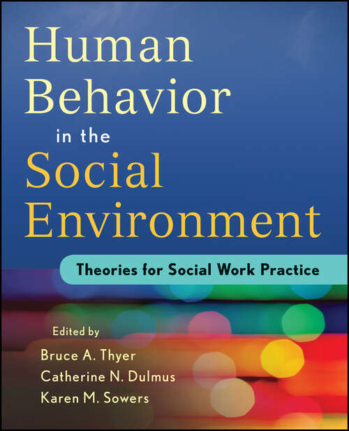 Book cover of Human Behavior in the Social Environment