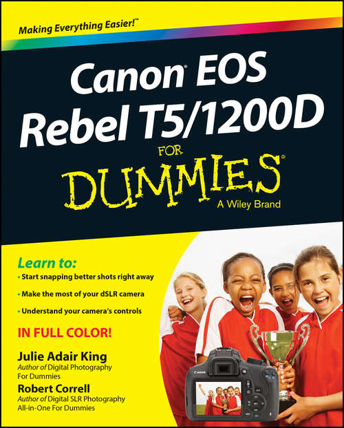 Book cover of Canon EOS Rebel T3/1100D For Dummies