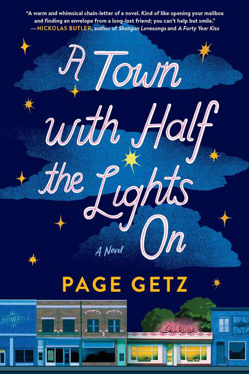 Book cover of A Town with Half the Lights On: A Novel