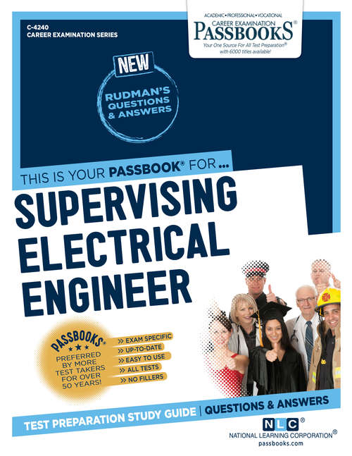 Book cover of Supervising Electrical Engineer: Passbooks Study Guide (Career Examination Series)