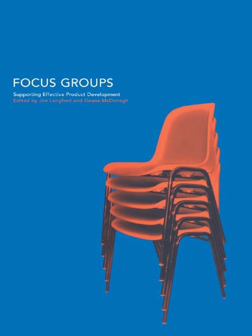 Book cover of Focus Groups: Supporting Effective Product Development