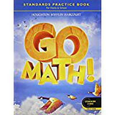 Book cover of Go Math! Grade 4, Standards Practice Book for Home or School