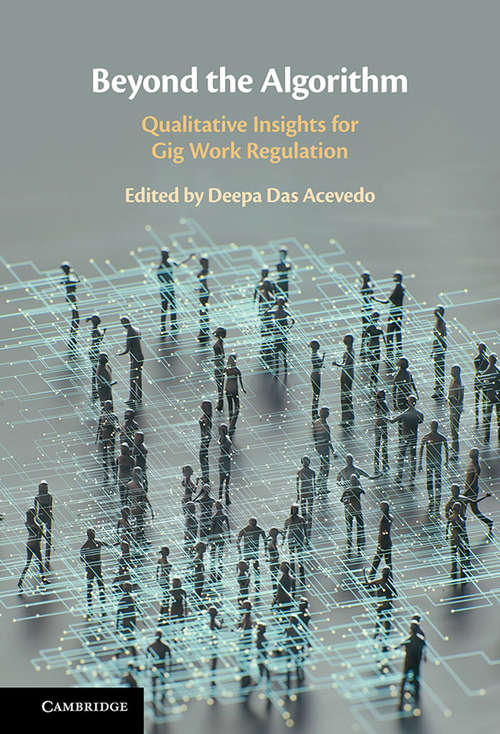 Book cover of Beyond the Algorithm: Qualitative Insights for Gig Work Regulation