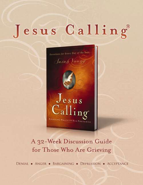 Book cover of Jesus Calling Book Club Discussion Guide for Grief