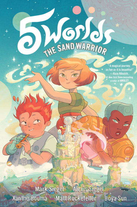 Book cover of 5 Worlds Book 1: The Sand Warrior (5 Worlds #1)